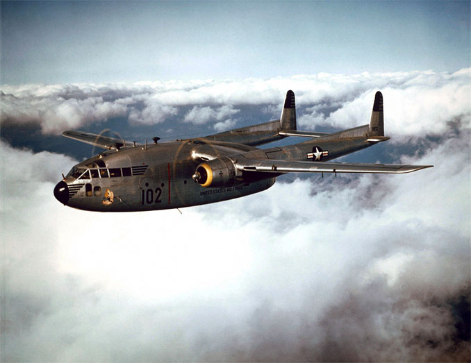 C-119B-10-FA Flying Boxcar (US Air Force photo)